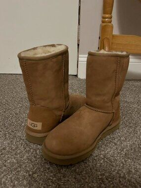 UGG Women's Tan and Brown Boots  Size US 7 • Like new condition • UGG